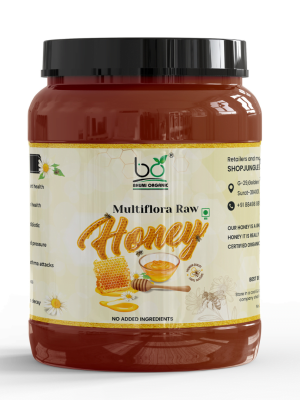 Bhumi Organic Natural Multiflora Raw Honey -1 KG