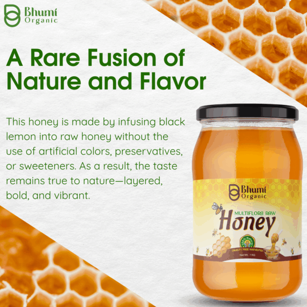 Raw Multiflora Honey, Sustainably Harvested & Unpasteurized - 1 KG