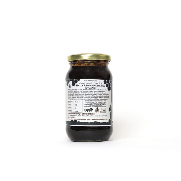 Bhumi Organic Black Garlic Honey – Nutrient-Rich Infused Sweetener -1 KG