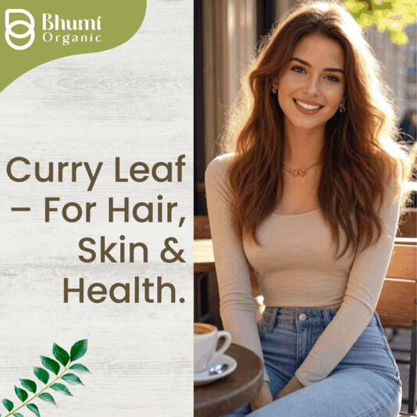 Bhumi Organic Curry Leaves Powder – 227 GM