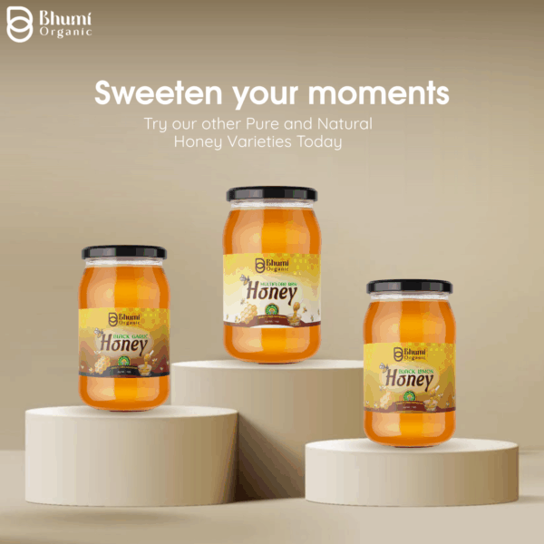 Raw Multiflora Honey, Sustainably Harvested & Unpasteurized - 1 KG