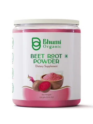 Bhumi Organic Beetroot Powder – Nutrient-Rich Superfood for Wellness - 250 GM