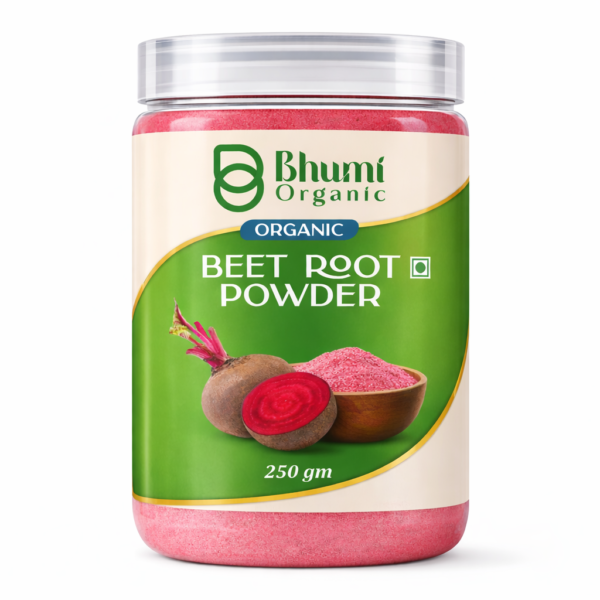 Bhumi Organic Beetroot Powder 250g (Pack Of 4)