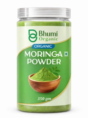 Bhumi Organic Moringa Powder 350g (Pack of 3)