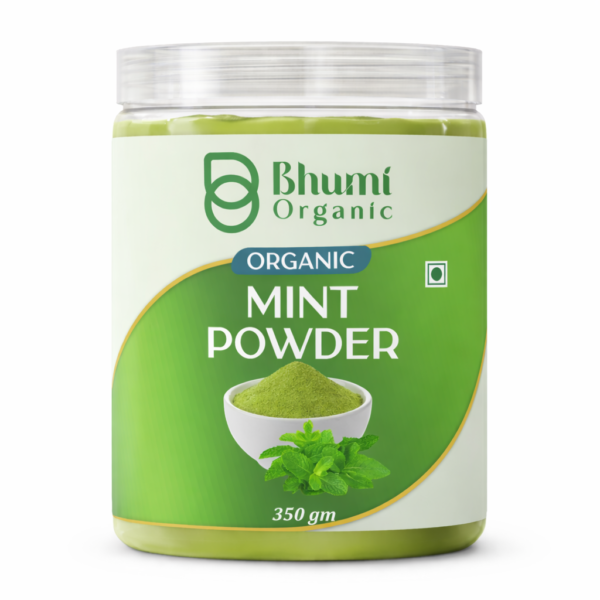 Bhumi Organic Mint Powder 350g (Pack of 3)
