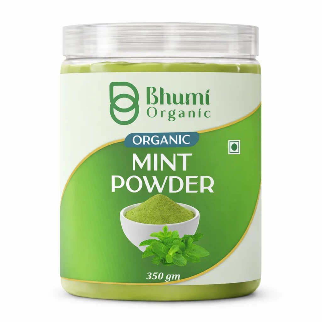 Bhumi Organic Mint Powder 350g (Pack of 3)