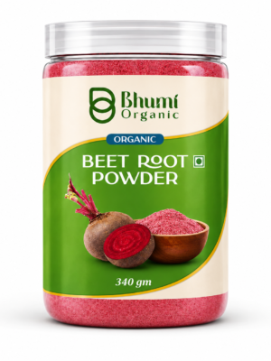 Bhumi Organic Beetroot Powder 340g (Pack Of 3)