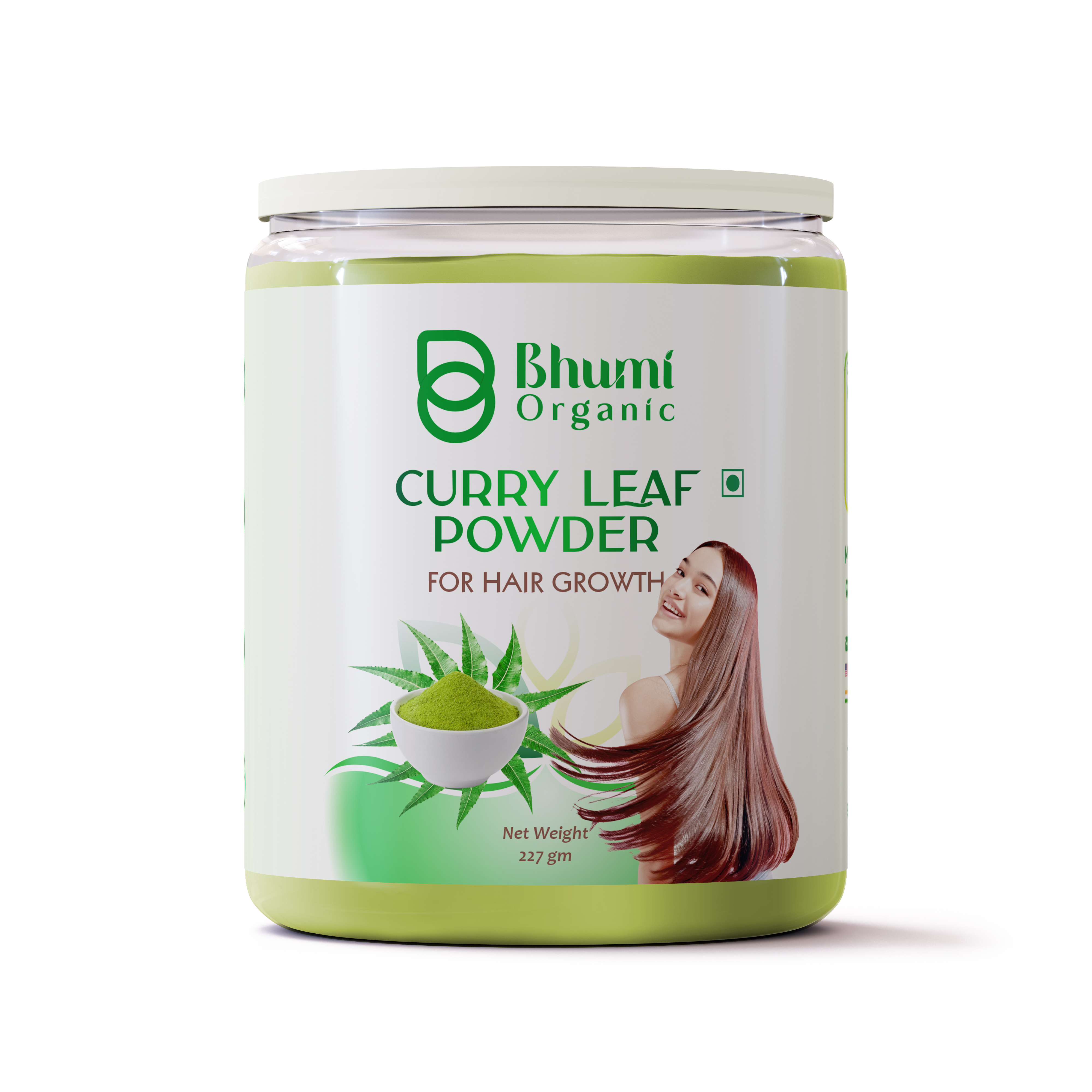 Bhumi Organic Curry Leaves Powder – Nutrient-Rich Herbal Superfood -227 GM