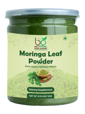 Bhumi Organic Moringa Leaf Powder – 100% Pure & Nutrient-Rich Superfood for Energy, Immunity, and Wellness | Rich in Vitamins, Antioxidants, and Minerals - 227 GM