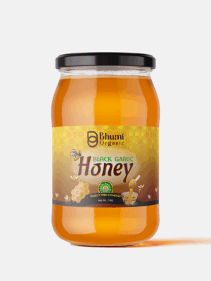 Bhumi Organic Black Garlic Honey – Nutrient-Rich Infused Sweetener -1 KG