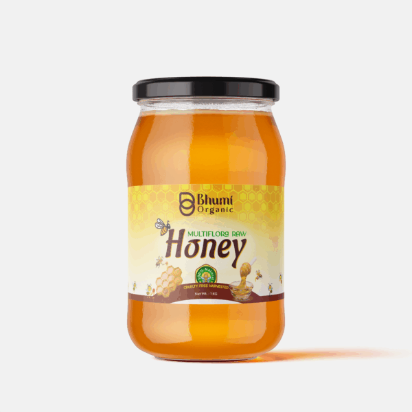 Bhumi Organic Multiflora Honey Sustainably Harvested – 1 KG