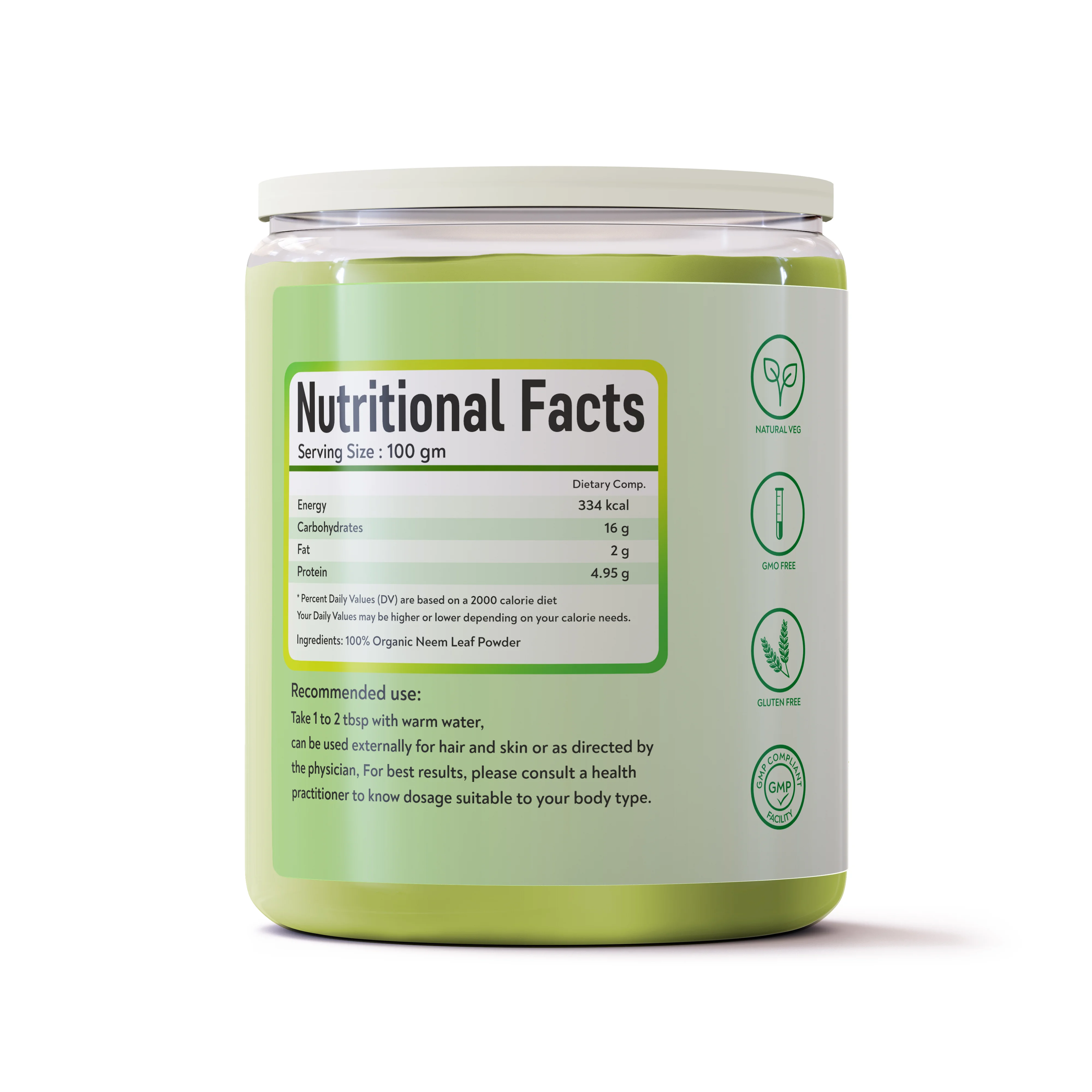 1 lb Whey Protein Jar Mockup | Vol. A3-Lite