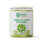 Bhumi Organic Spinach Powder – Nutrient-Rich Superfood for Wellness - 250 GM