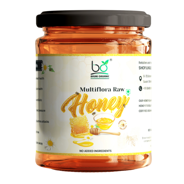 Bhumi Organic Natural Multiflora Honey – Pure, Raw & Unprocessed -1 KG