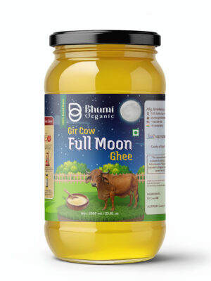 Bhumi Organic Gir Cow Bilona Ghee – Full Moon Energized Ghee