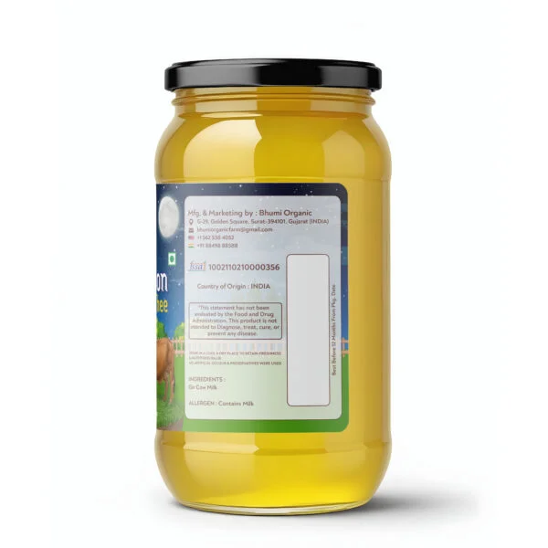 Bhumi Organic Gir Cow Bilona Ghee – Full Moon Energized Ghee