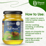 Traditional Hand-Churned Full Moon Gir Cow Ghee Made from Curd | 1 LTR