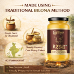 Bhumi Organic A2 Gir Cow Bilona Ghee 1LTR | Traditional Wooden Churned
