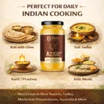 Bhumi Organic A2 Gir Cow Bilona Ghee 1LTR | Traditional Wooden Churned