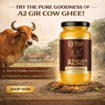 Bhumi Organic A2 Gir Cow Bilona Ghee 1LTR | Traditional Wooden Churned