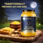 Full Moon Gir Cow A2 Bilona Ghee | Made from Curd | 1 LTR