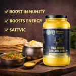 Full Moon Gir Cow A2 Bilona Ghee | Made from Curd | 1 LTR