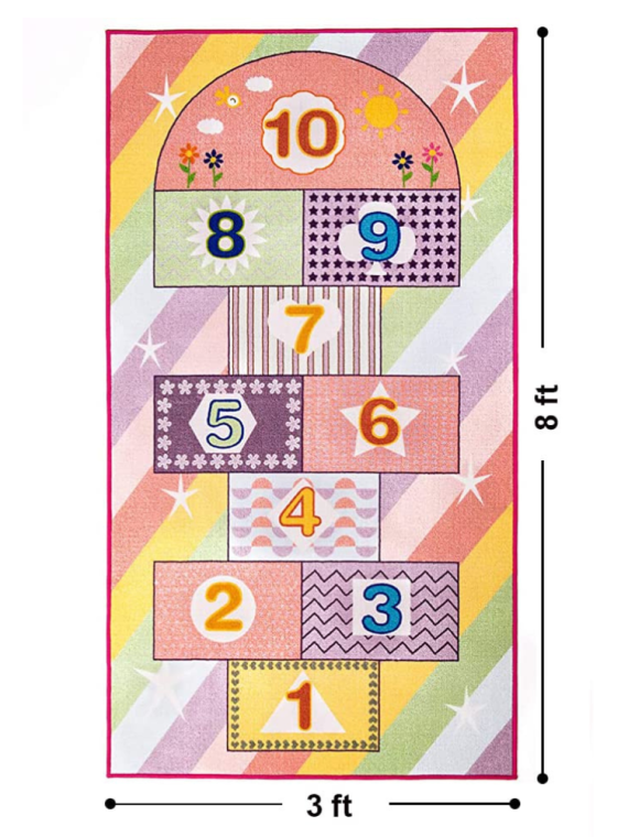 Jumbo Play Floor Games (36" x 96"- PVC Flex Material) (NEW NUMBER)