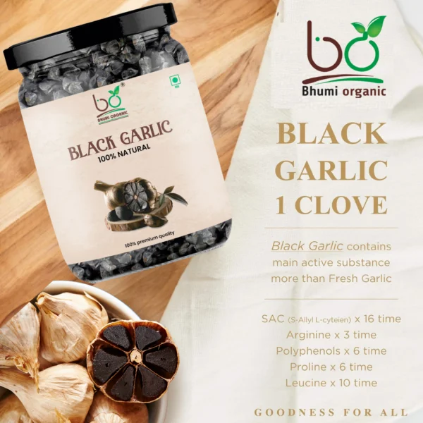 Black Garlic with Healthy Nutrients