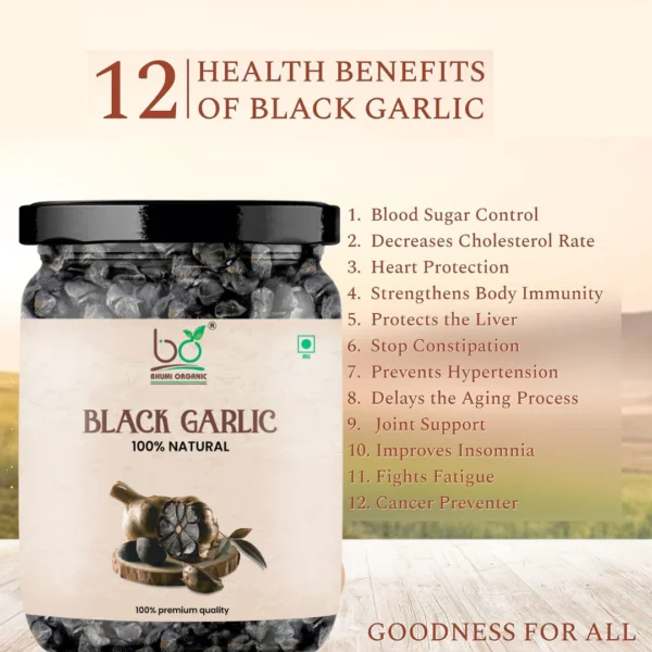 Black Garlic with Healthy Nutrients