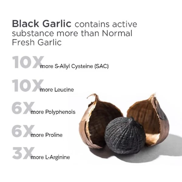 Bhumi Organic Black Garlic – Aged & Fermented Superfood Bulbs for Immunity, Antioxidant Support, and Culinary Delights