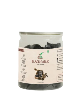 Bhumi Organic Black Garlic – Aged & Fermented Superfood Bulbs for Immunity, Antioxidant Support, and Culinary Delights