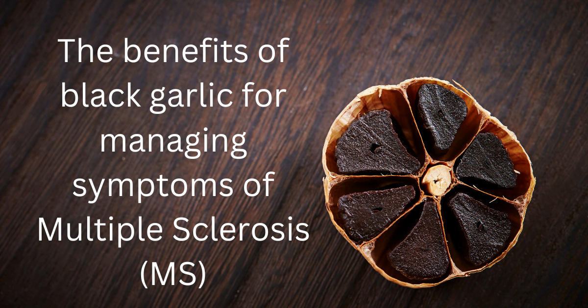 The benefits of black garlic for managing symptoms of Multiple Sclerosis