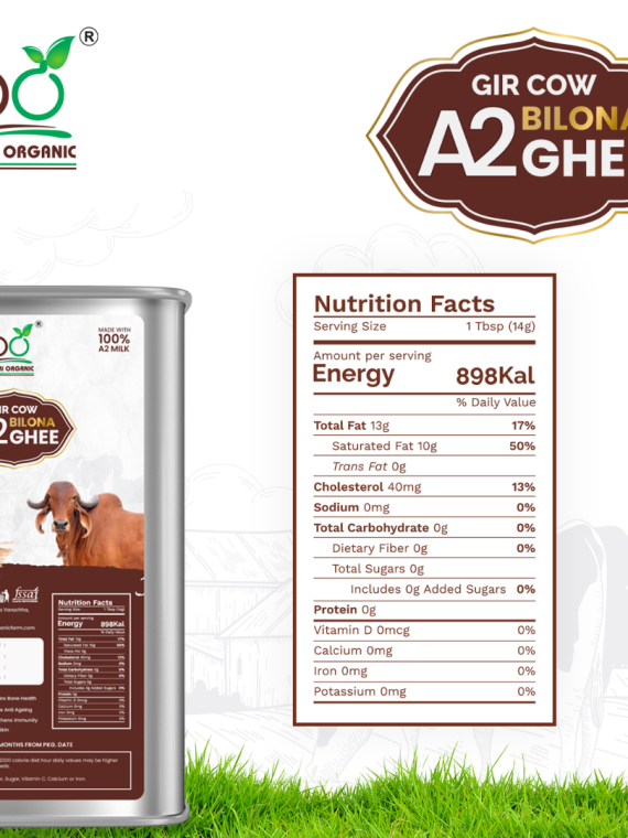 A2 Gir Cow Bilona Ghee (12 MONTH SUBSCRIPTION)