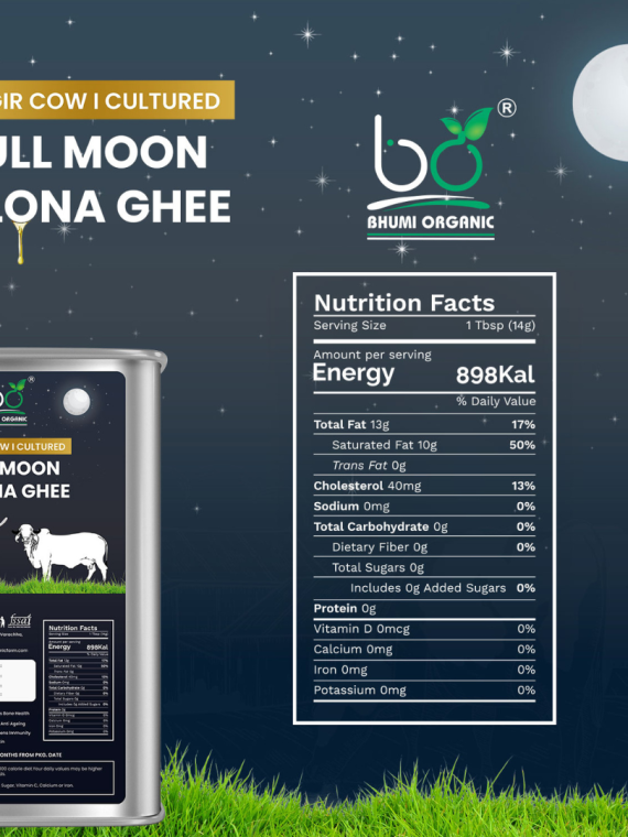 A2 Gir Cow Full Moon Bilona Ghee (6 MONTH SUBSCRIPTION)