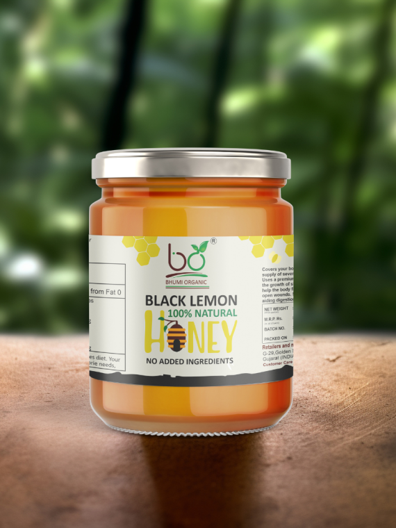 Black Lemon infused Honey-1 kg