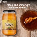 Organic Black Lemon Infused Raw Honey | 100% Pure Unique Citrus Flavor Superfood Sweetener - 1 kg