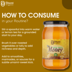 Organic Black Lemon Infused Raw Honey | 100% Pure Unique Citrus Flavor Superfood Sweetener - 1 kg