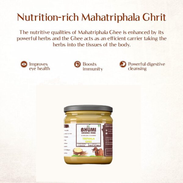 Triphala Ghee, Gir Cow A2 Cultured