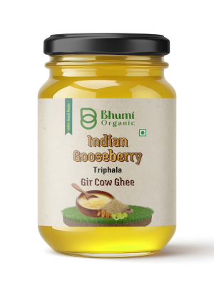 Triphala Ghee | Ayurvedic Digestive Health & Detox Superfood | Traditional Bilona Method with Gir Cow Ghee | 500ML
