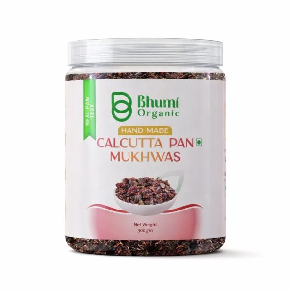 Bhumi Organic Calcutta Meetha Paan Mukhwas | 300g (Pack Of 3) | Traditional Sweet Mouth Freshener