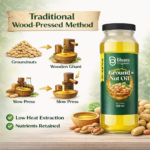 Bhumi Organic Wood-Pressed Groundnut Oil (Tin Pack) | Cold-Pressed | 100% Pure