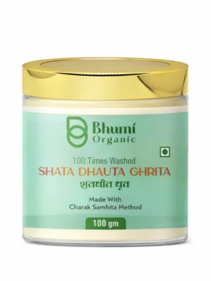 Shata Dhauta Ghrita - 100x Washed Ayurvedic Ghee for Skin | 100gm