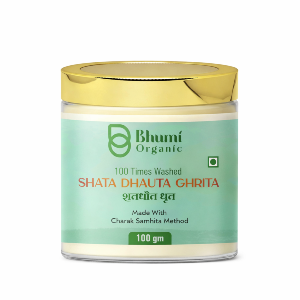 Shata Dhauta Ghrita - 100x Washed Ayurvedic Ghee for Skin | 100gm