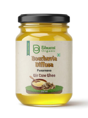 Bhumi Organic Punarnava Ghee – Ayurvedic Wellness & Detox Support