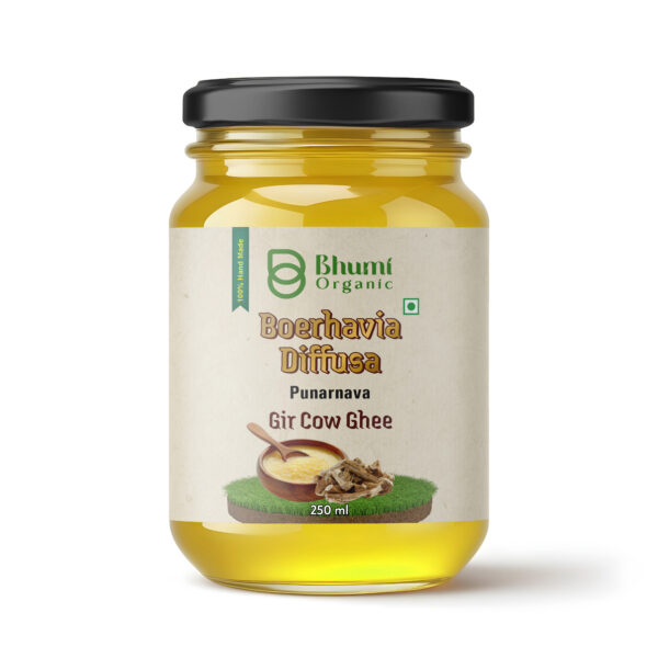 Bhumi Organic Punarnava Ghee – Ayurvedic Wellness & Detox Support