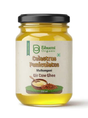 Bhumi Organic Malkangani Ghee – Ayurvedic Brain & Nerve Tonic