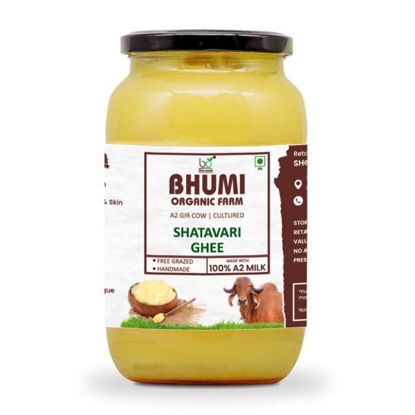 Bhumi Organic Shatavari Ghee – Ayurvedic Hormonal & Wellness Support