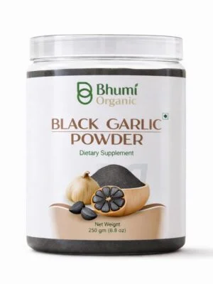 Bhumi Organic Black Garlic Powder | 250g | Fermented Superfood Seasoning