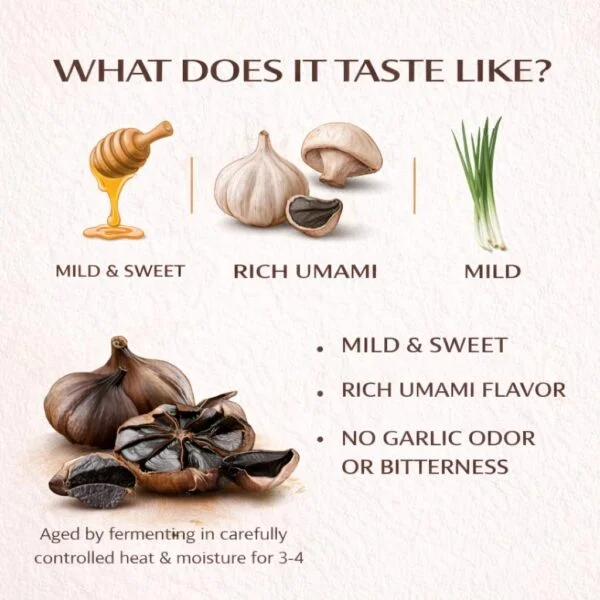 Bhumi Organic Black Garlic Powder | 250g | Fermented Superfood Seasoning