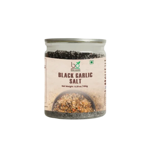 Bhumi Organic Black Garlic Salt – Gourmet Seasoning & Superfood